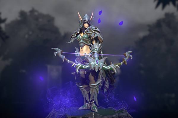 Custom MegaPack Drow Ranger Sylvanas Live (Violet) для Drow Ranger